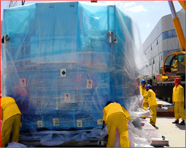 蒸鍍機搬入服務1 蒸鍍機搬入服務1