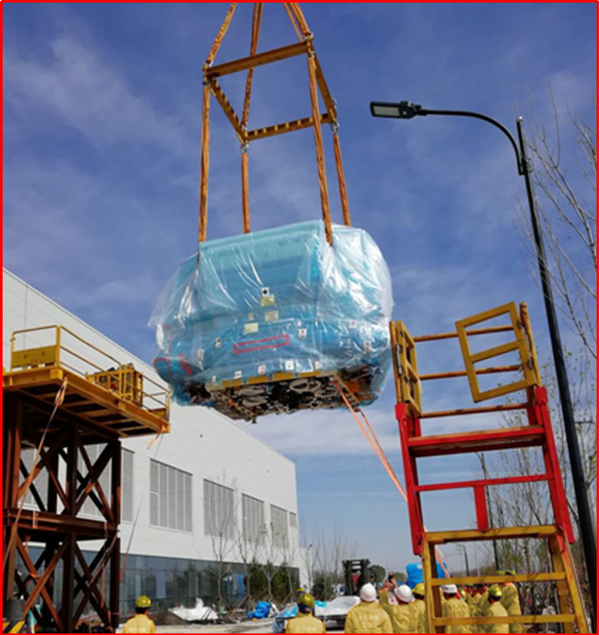 蒸鍍機搬入服務3 蒸鍍機搬入服務3